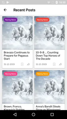 Horse Racing Latest News android App screenshot 3