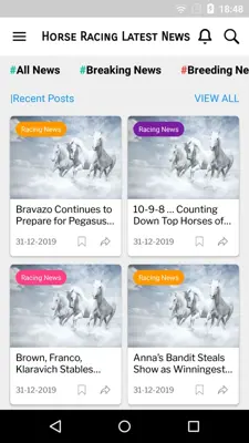 Horse Racing Latest News android App screenshot 8